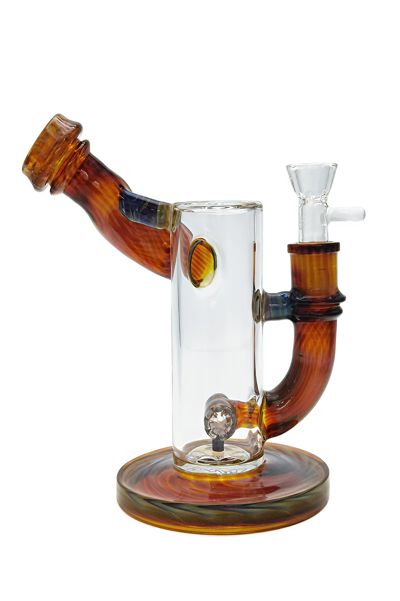 TAG - 8" Hammer Head Perc Side Car Dab Rig Bong 50x7MM - Image 11