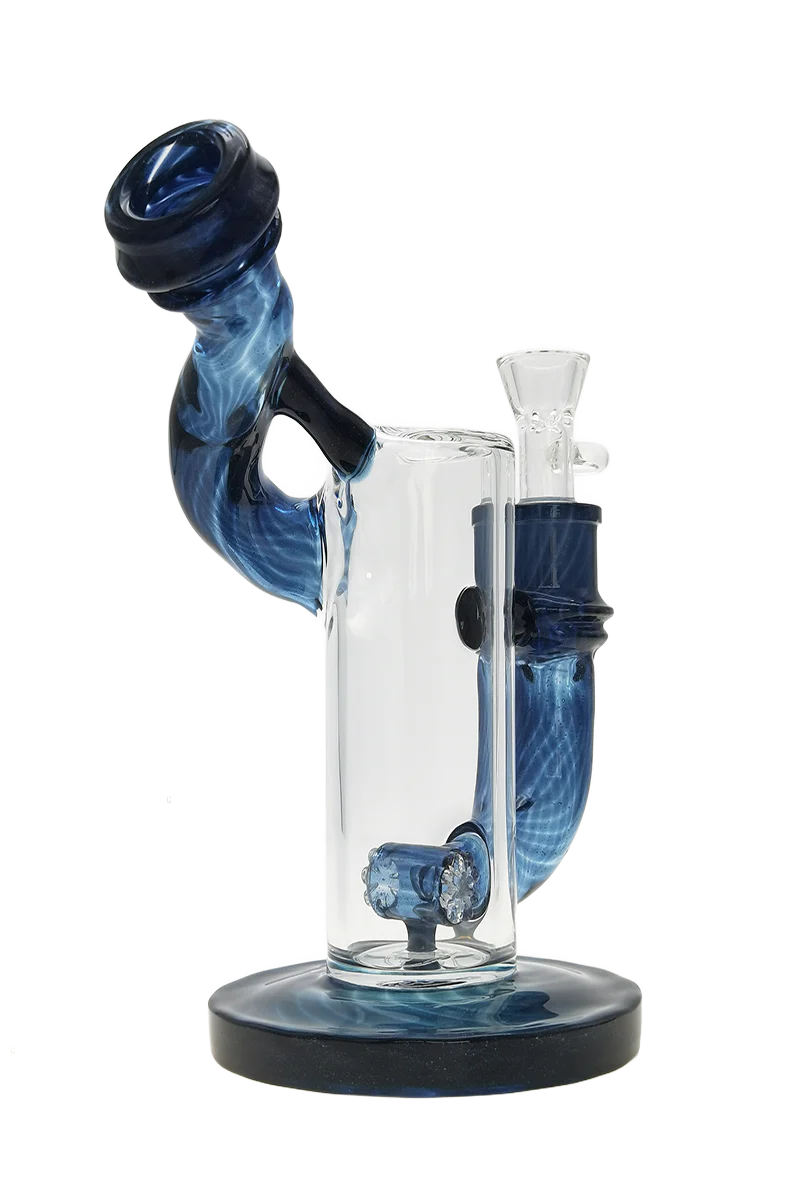TAG - 8" Hammer Head Perc Side Car Dab Rig Bong 50x7MM - Image 14
