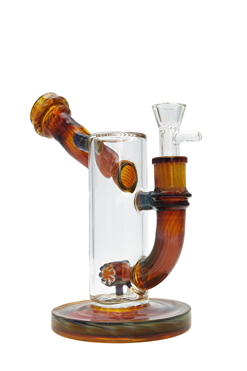 TAG - 8" Hammer Head Perc Side Car Dab Rig Bong 50x7MM - Image 8
