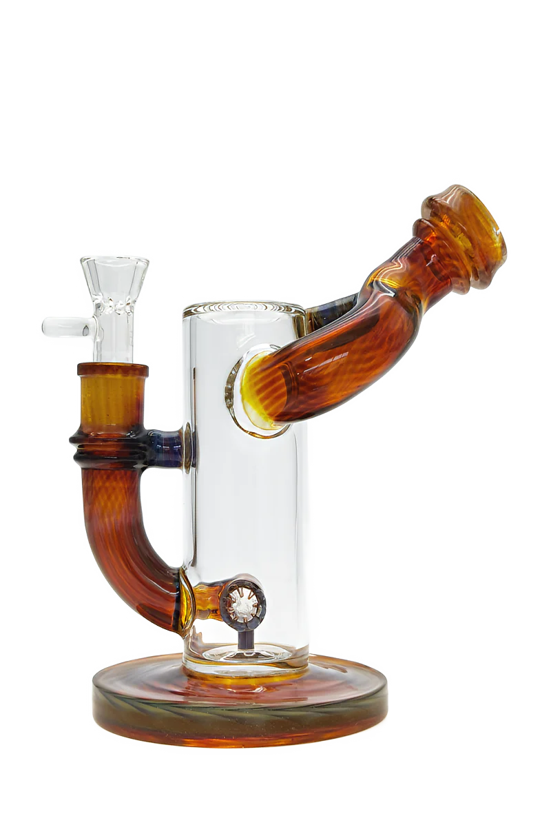 TAG - 8" Hammer Head Perc Side Car Dab Rig Bong 50x7MM - Image 9