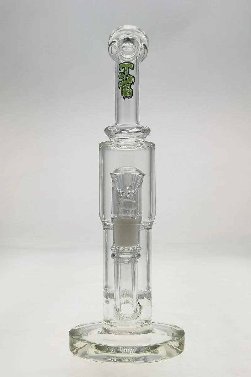 TAG - 12" Single Honeycomb to Fixed 10 Arm Tree Dab Rig Bong 44x4MM (14MM Female) - Image 17