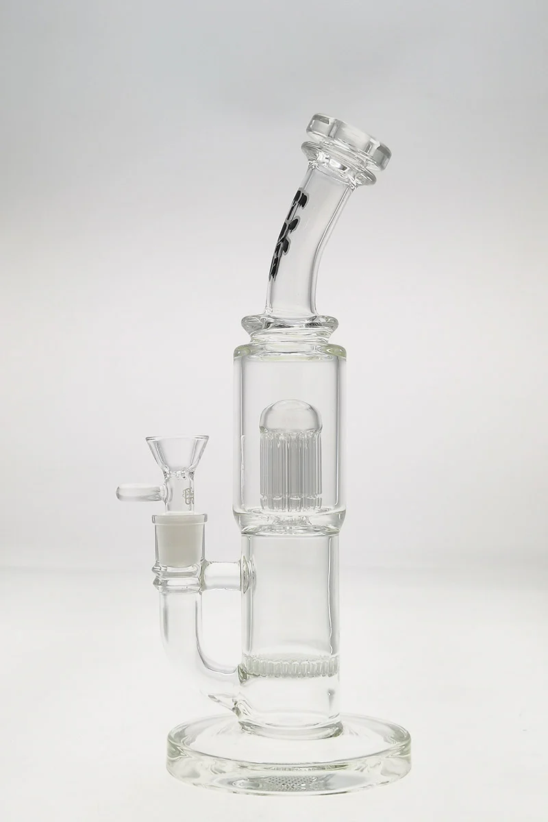 TAG - 12" Single Honeycomb to Fixed 10 Arm Tree Dab Rig Bong 44x4MM (14MM Female) - Image 3