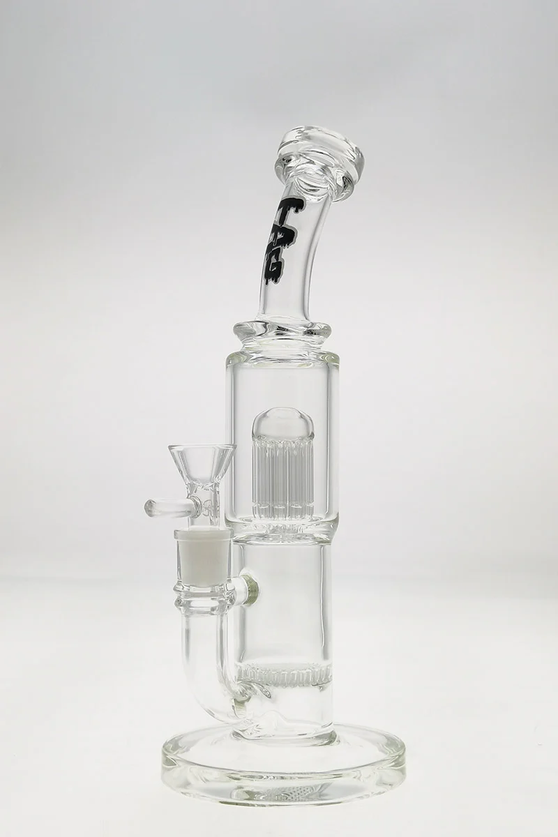 TAG - 12" Single Honeycomb to Fixed 10 Arm Tree Dab Rig Bong 44x4MM (14MM Female) - Image 4