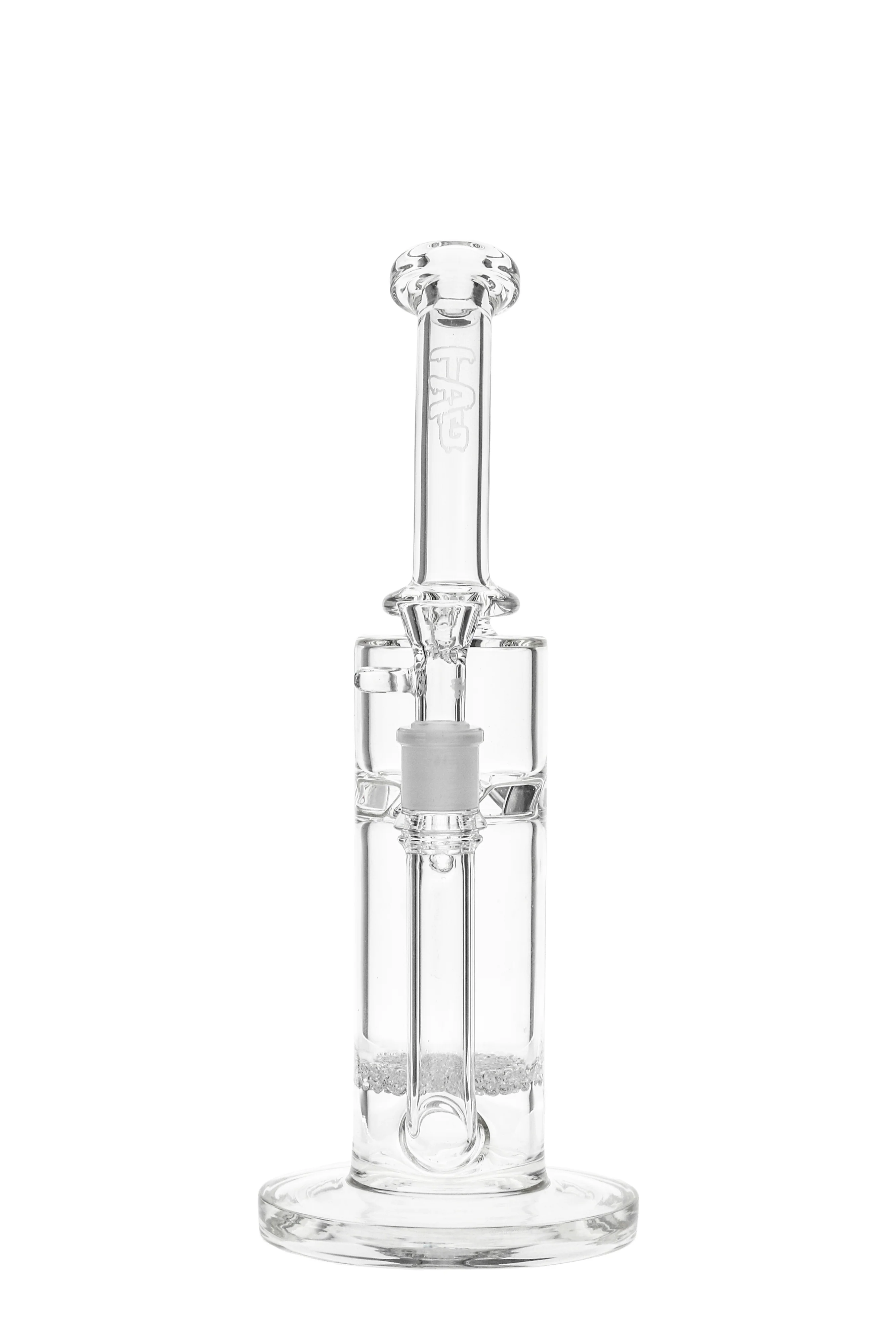 TAG - 13" Bent Neck Dragless Fritted Disc to Spinning Splash Guard Bong 65x5MM (18MM Female) - Image 3