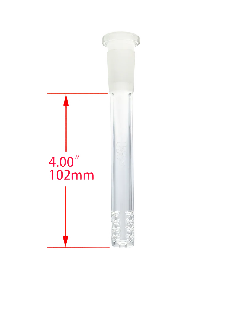 TAG - 18/14MM Open End 32 Slit Gridded Bong Downstem - Image 14