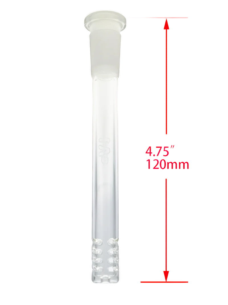 TAG - 18/14MM Open End 32 Slit Gridded Bong Downstem - Image 15