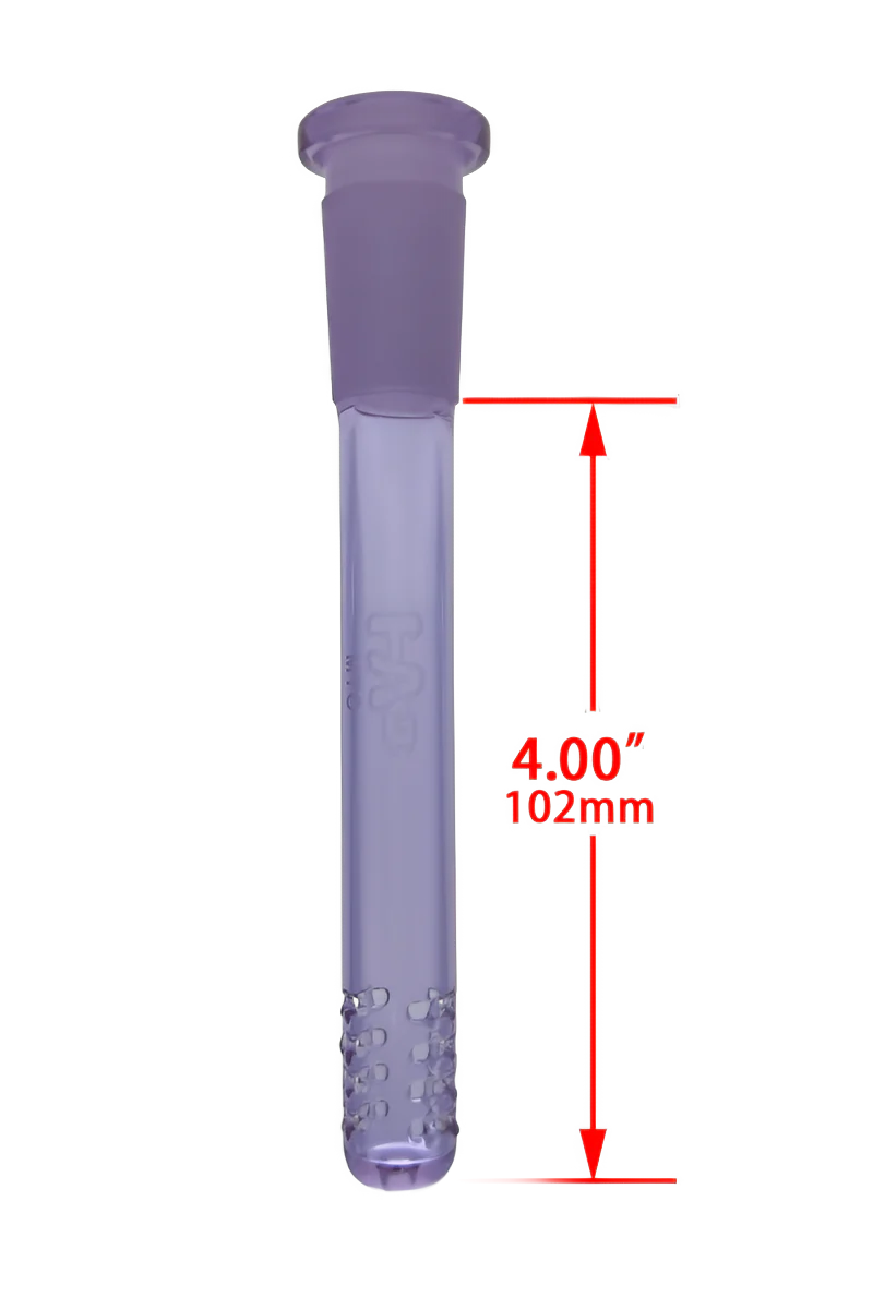 TAG - 18/14MM Open End 32 Slit Gridded Bong Downstem - Image 2