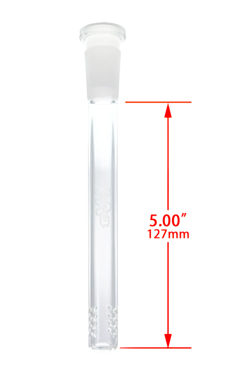 TAG - 18/14MM Open End 32 Slit Gridded Bong Downstem - Image 21
