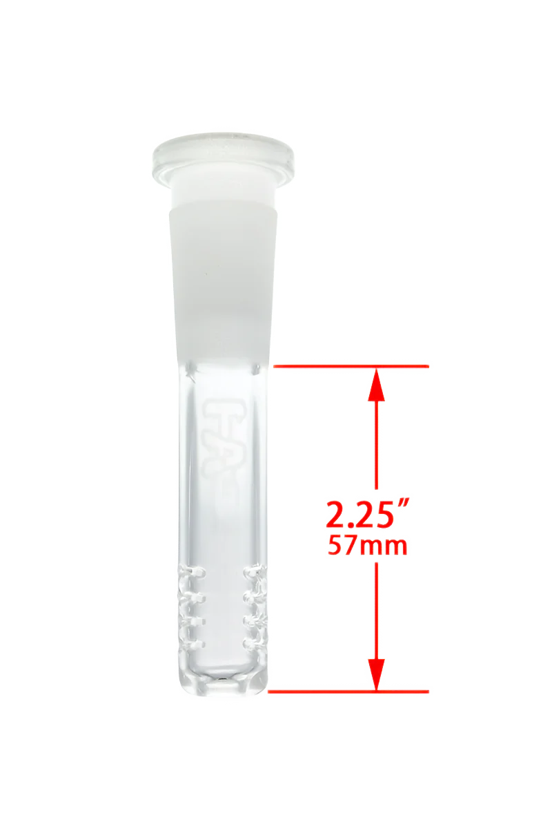 TAG - 18/14MM Open End 32 Slit Gridded Bong Downstem - Image 22