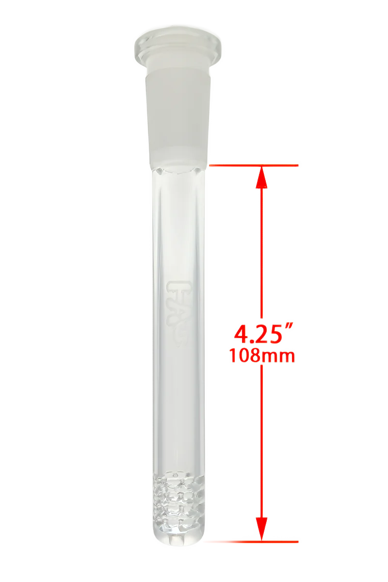 TAG - 18/14MM Open End 32 Slit Gridded Bong Downstem - Image 24