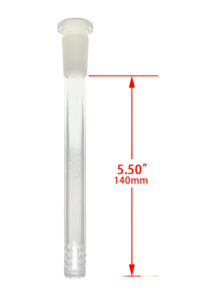 TAG - 18/14MM Open End 32 Slit Gridded Bong Downstem - Image 8