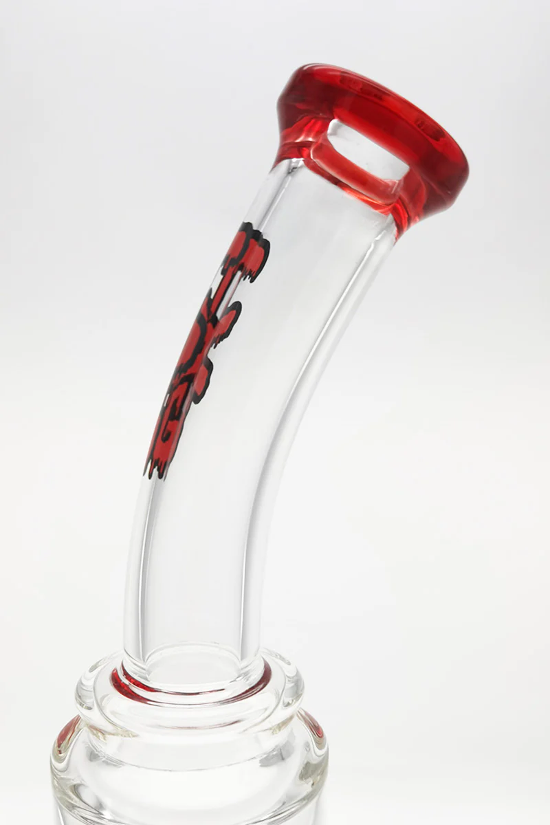 TAG - 16" Bent Neck Double Honeycomb Spinning Splash Guard Bong (18MM Female) - Image 10
