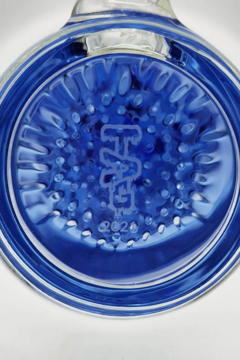 TAG - 16" Bent Neck Double Honeycomb Spinning Splash Guard Bong (18MM Female) - Image 31