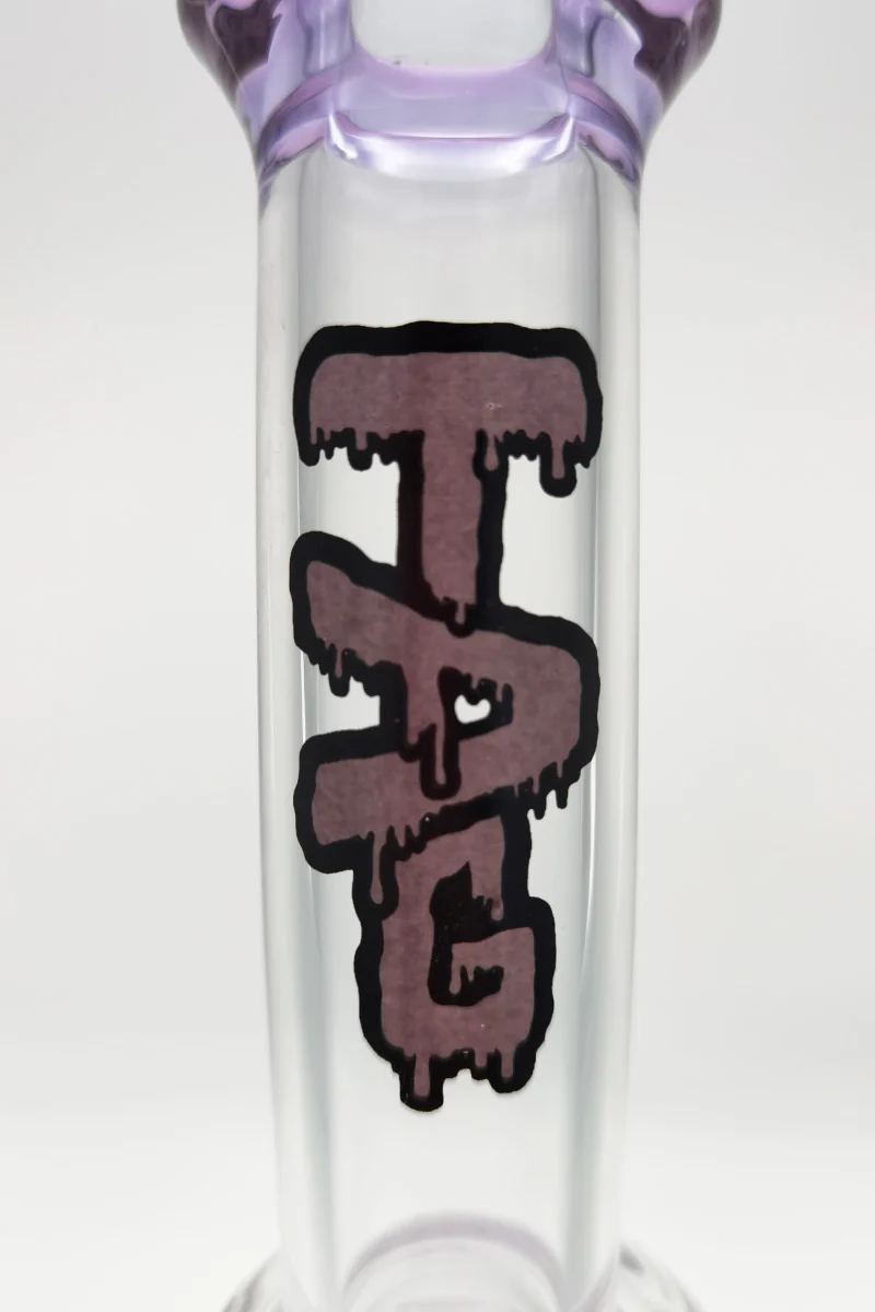 TAG - 16" Bent Neck Double Honeycomb Spinning Splash Guard Bong (18MM Female) - Image 39