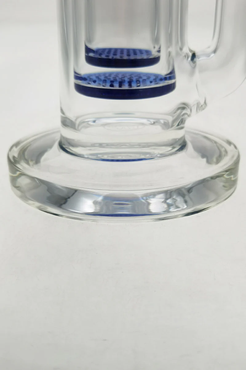 TAG - 16" Bent Neck Double Interior Honeycomb with Spinning Splash Guard Bong (18MM Female) - Image 17