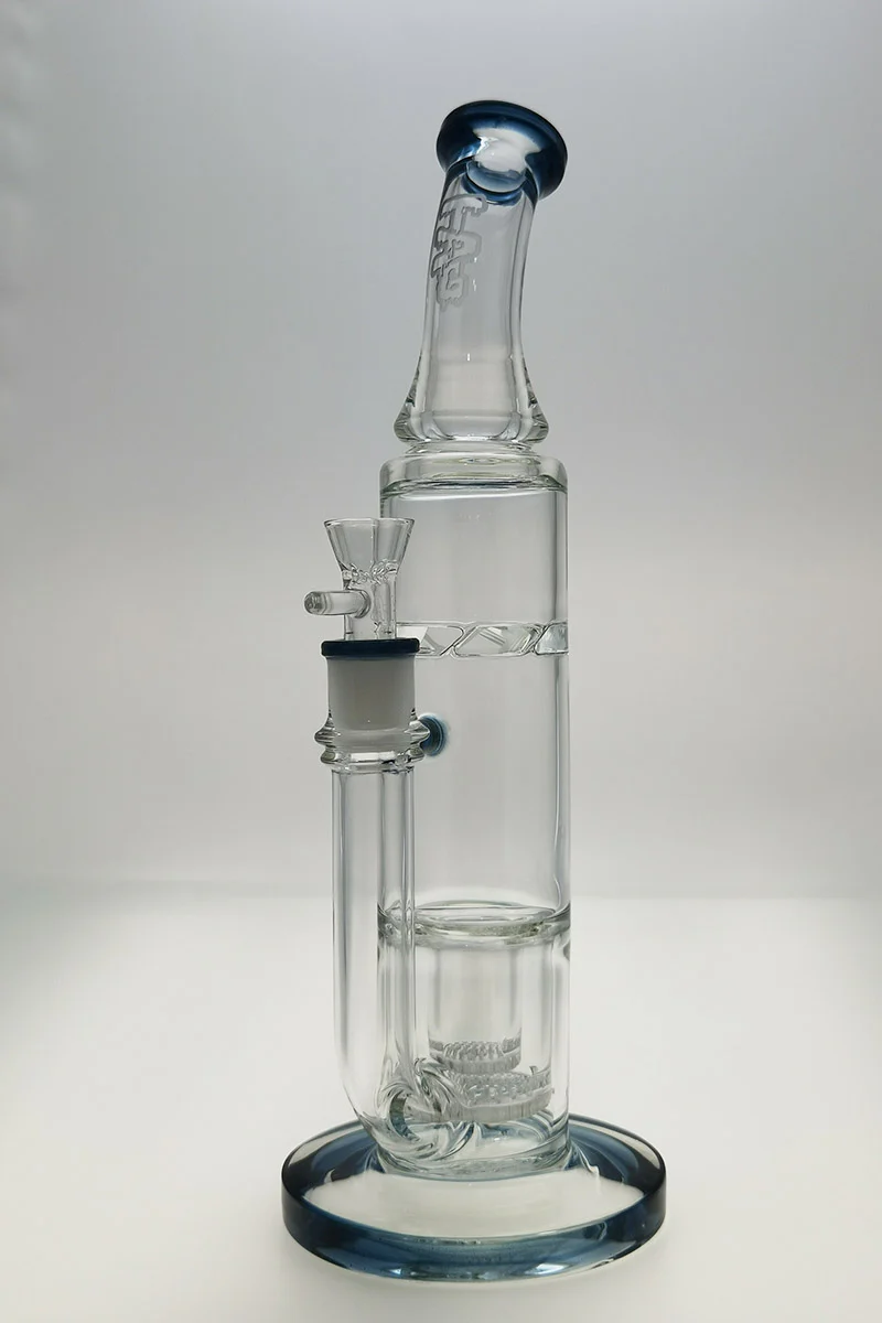 TAG - 16" Bent Neck Double Interior Honeycomb with Spinning Splash Guard Bong (18MM Female) - Image 26