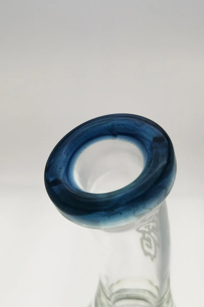 TAG - 16" Bent Neck Double Interior Honeycomb with Spinning Splash Guard Bong (18MM Female) - Image 27