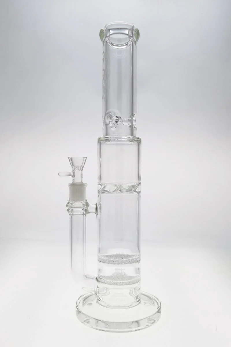 TAG - 16" Double Fritted Disc to Spinning Splash Guard Bong 50x7MM (18MM Female) - Image 4