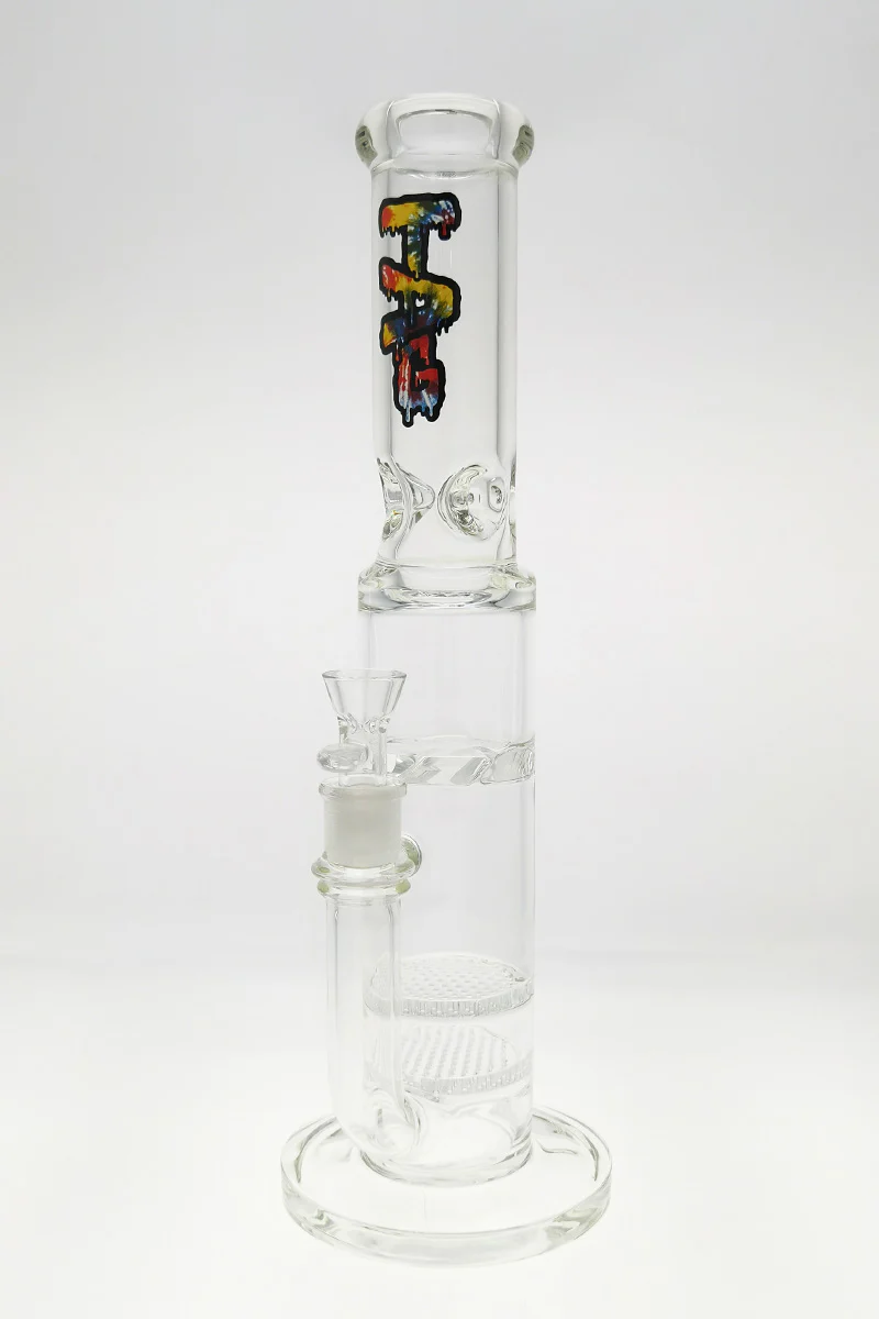TAG - 16" Double Honeycomb to Spinning Splash Guard Bong 50x7MM (18MM Female) - Image 27