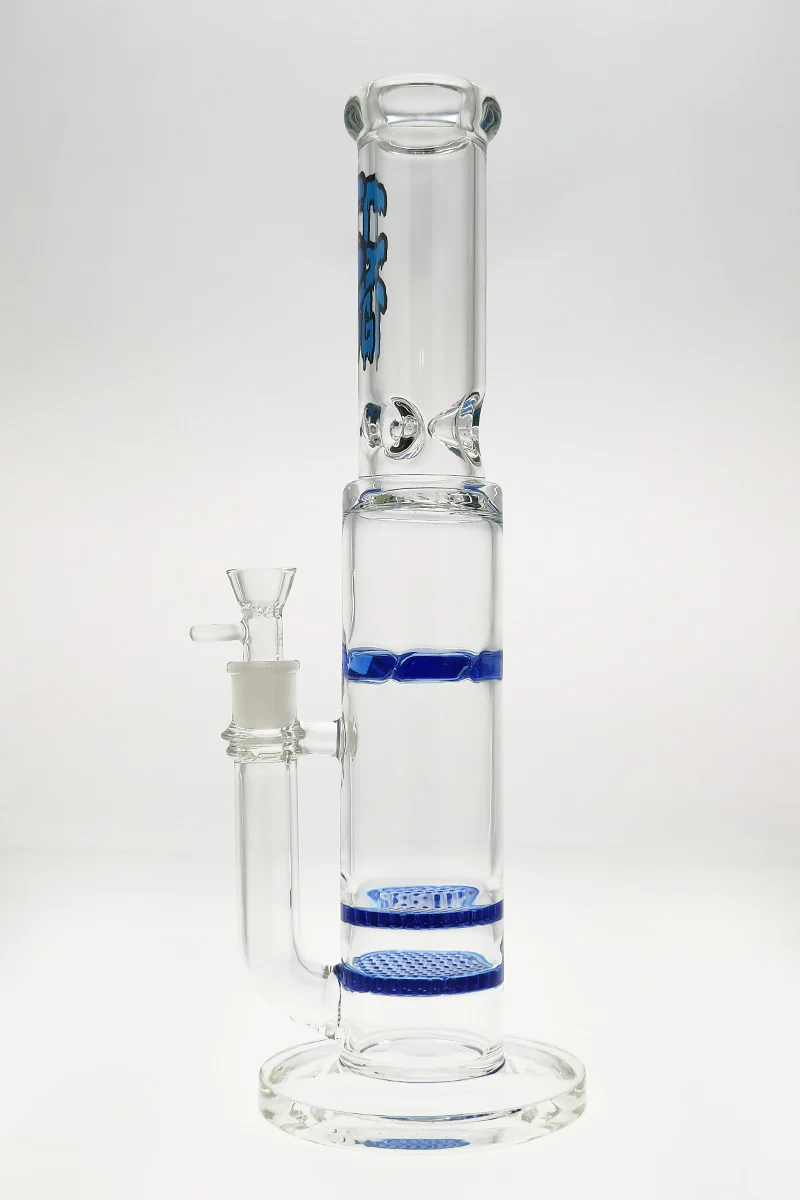 TAG - 16" Double Honeycomb to Spinning Splash Guard Bong 50x7MM (18MM Female) - Image 4