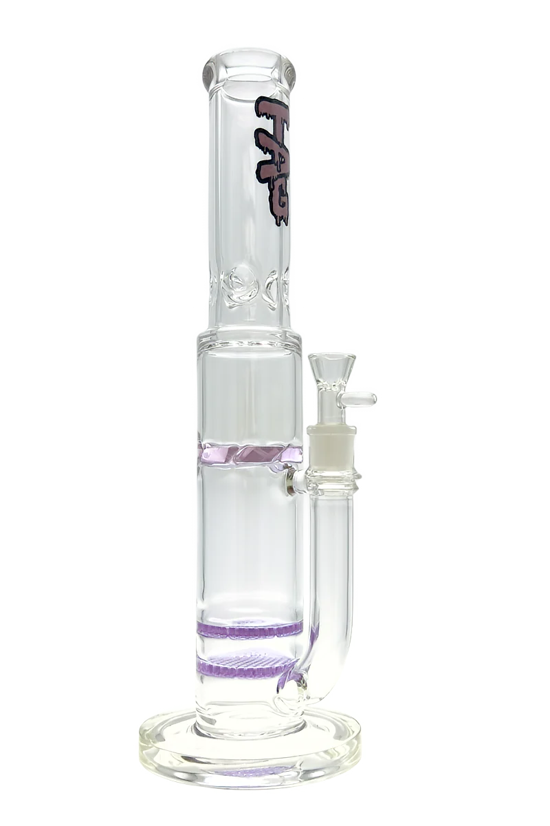 TAG - 16" Double Honeycomb to Spinning Splash Guard Bong 50x7MM (18MM Female) - Image 43