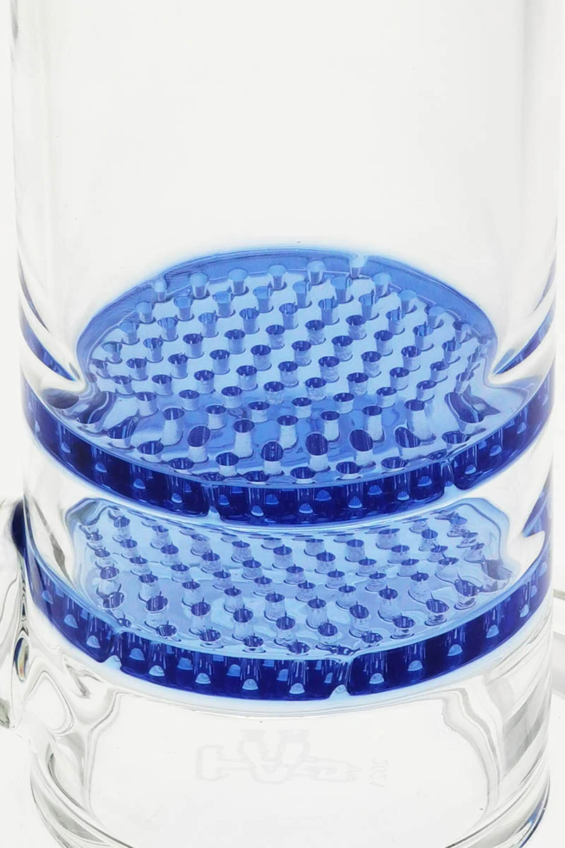 TAG - 16" Double Honeycomb to Spinning Splash Guard Bong 50x7MM (18MM Female) - Image 7