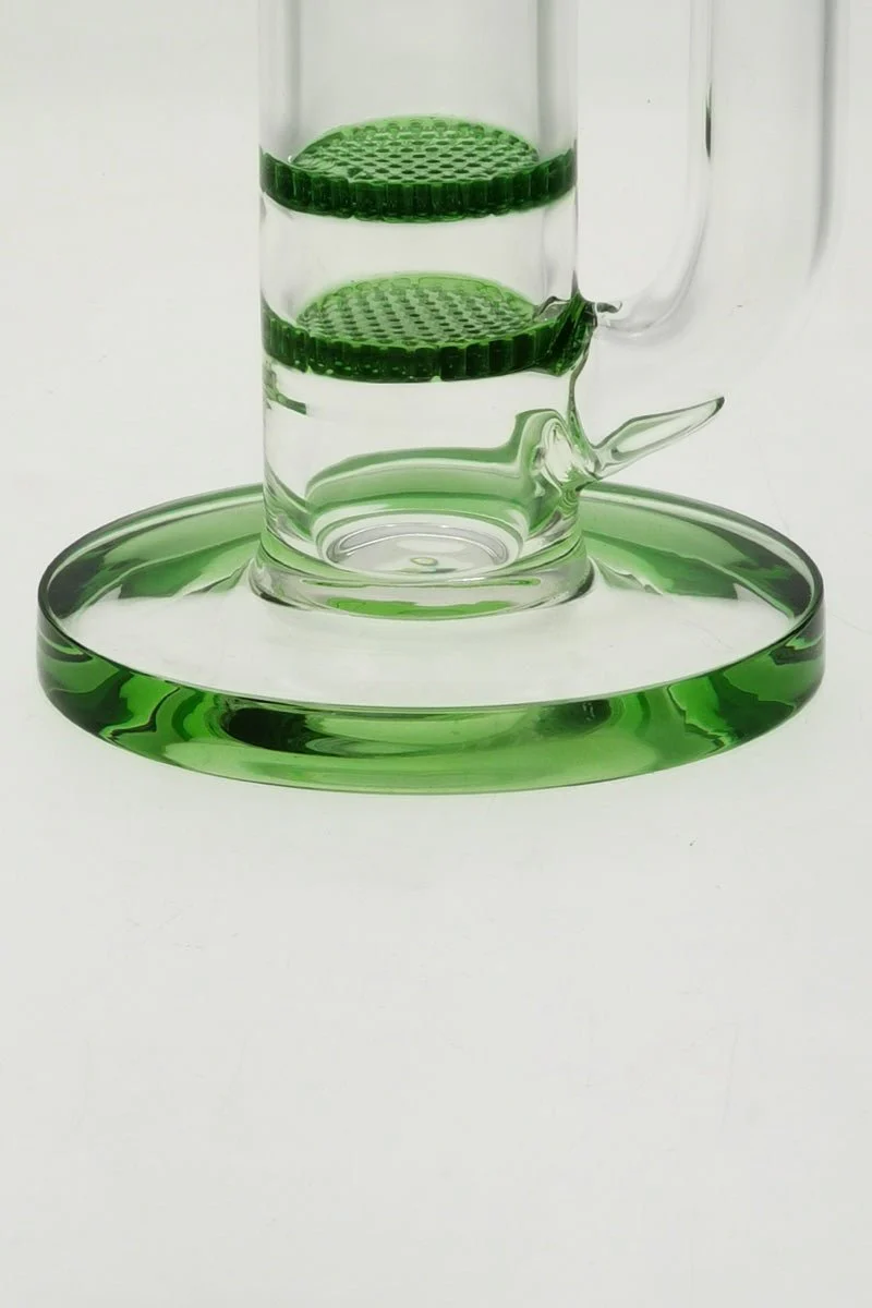 TAG - 21" Double Honeycomb to Fixed 34 Arm Tree Bong 50x7MM (18MM Female) - Image 16