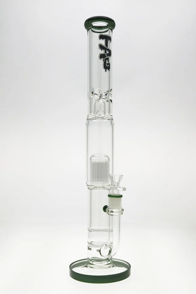 TAG - 21" Double Honeycomb to Fixed 34 Arm Tree Bong 50x7MM (18MM Female) - Image 18