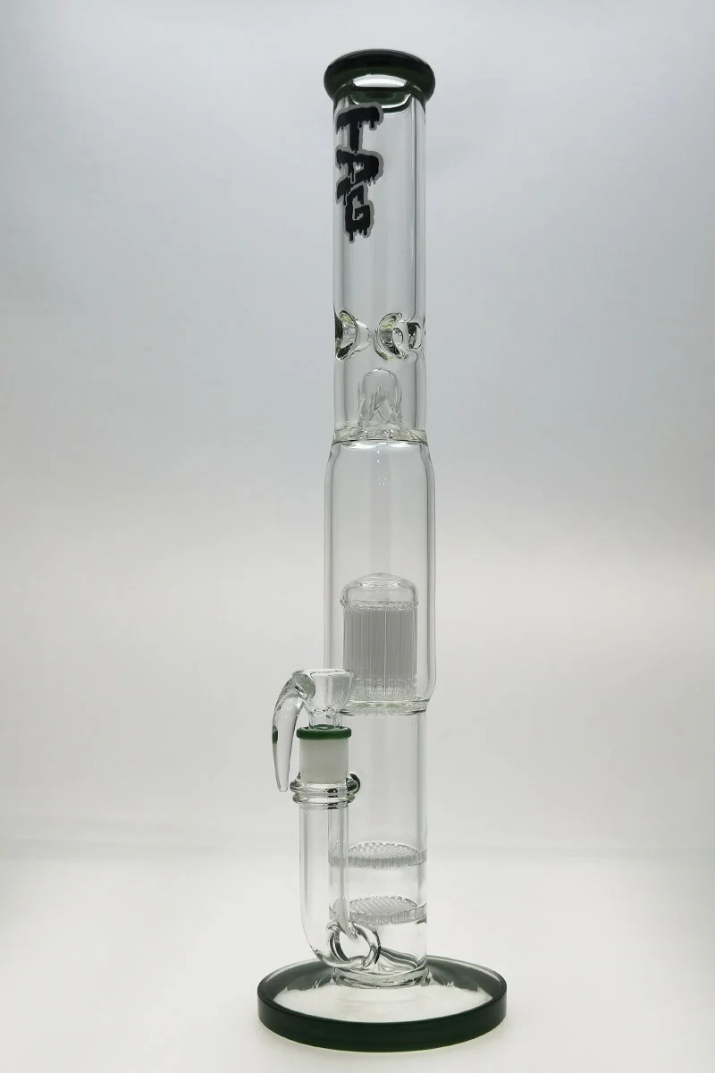 TAG - 21" Double Honeycomb to Fixed 34 Arm Tree Bong 50x7MM (18MM Female) - Image 59