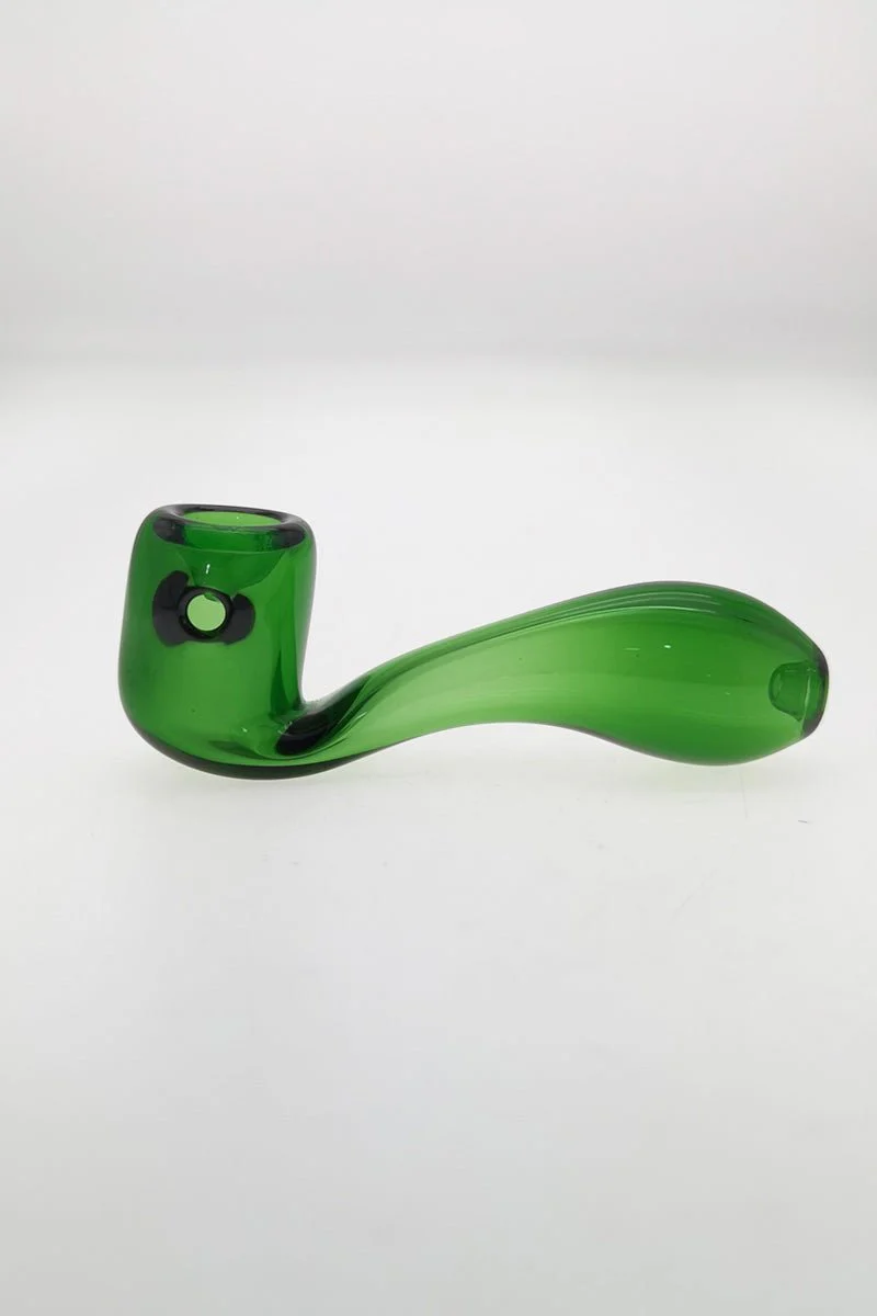 3.75" Sherlock Dry Spoon Pipe (47g) Carb Hole: Left Side