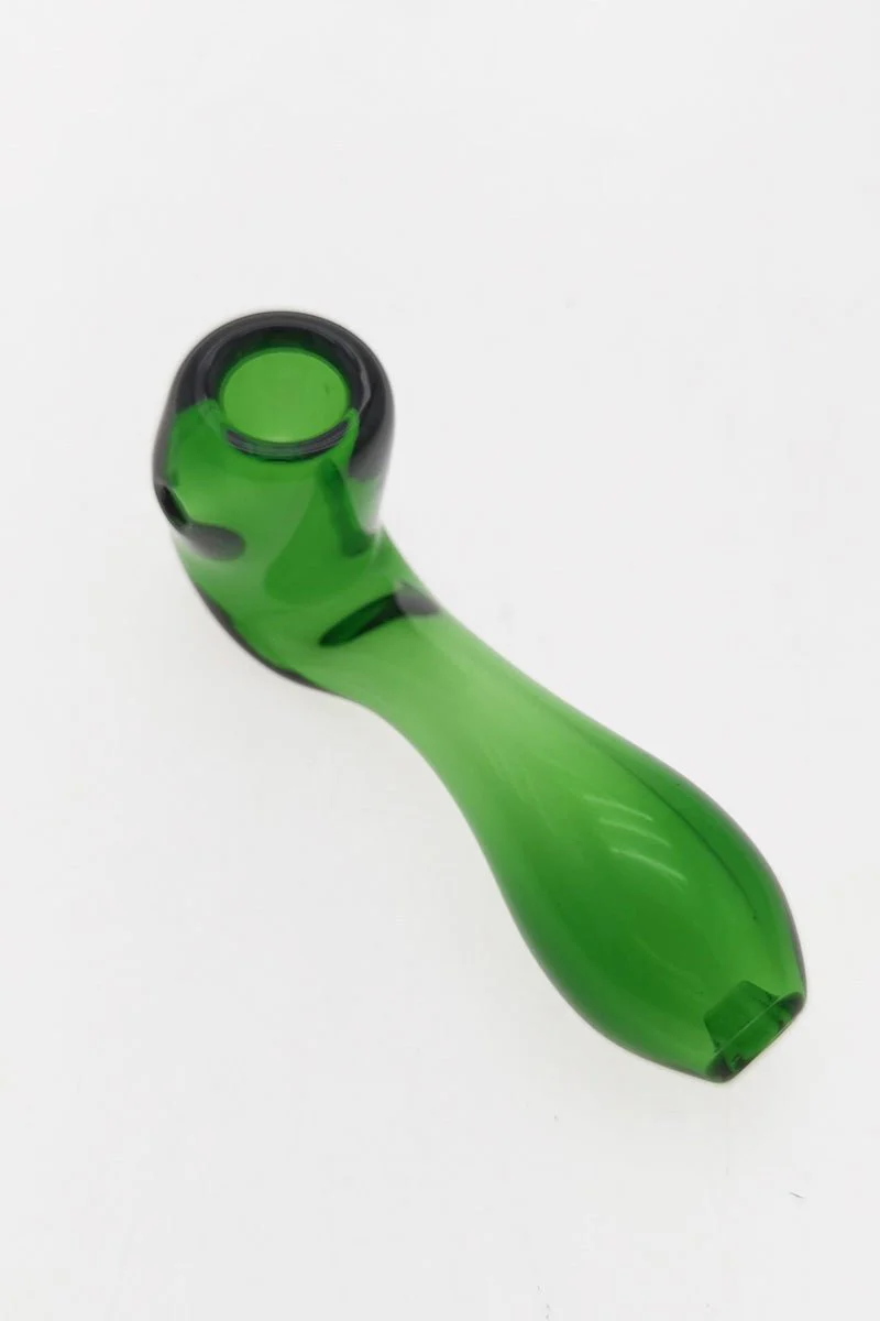 3.75" Sherlock Dry Spoon Pipe (47g) Carb Hole: Left Side - Image 2