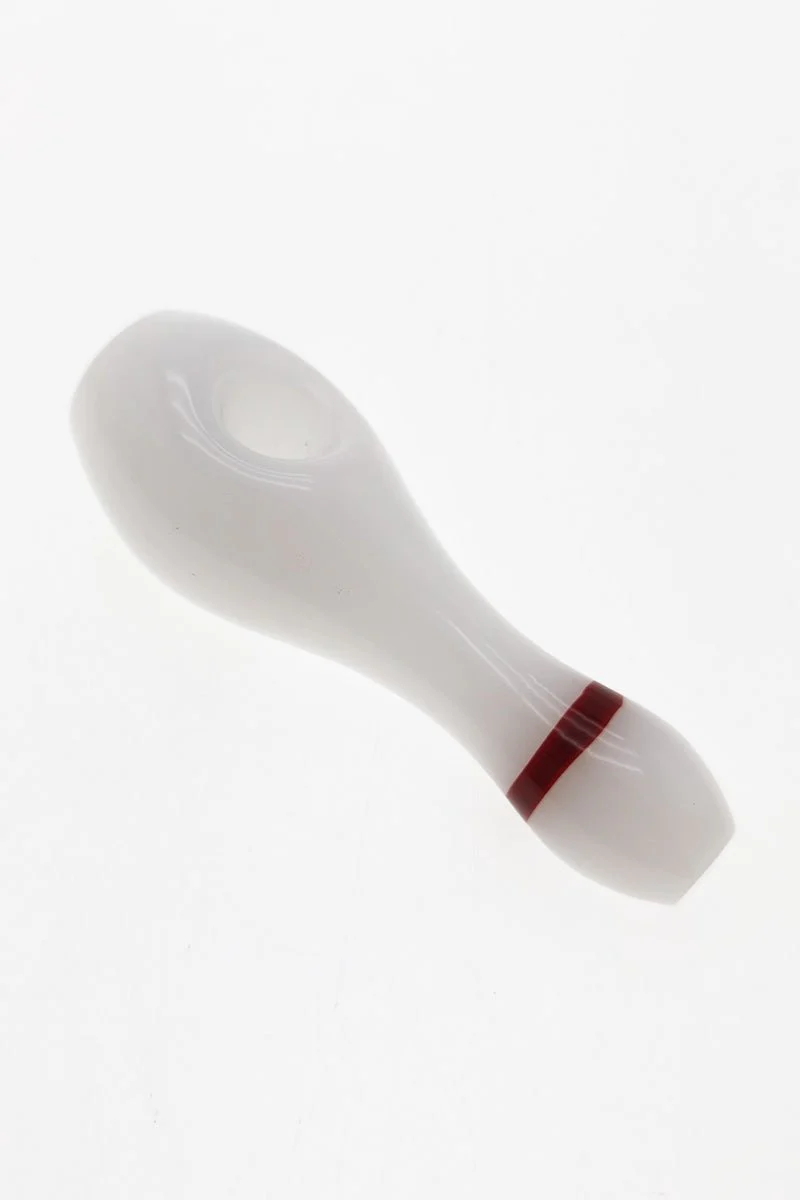 3.75" Dry Spoon Pipe w/ Bowling Pin Body (45g) Carb Hole: Center - Image 2