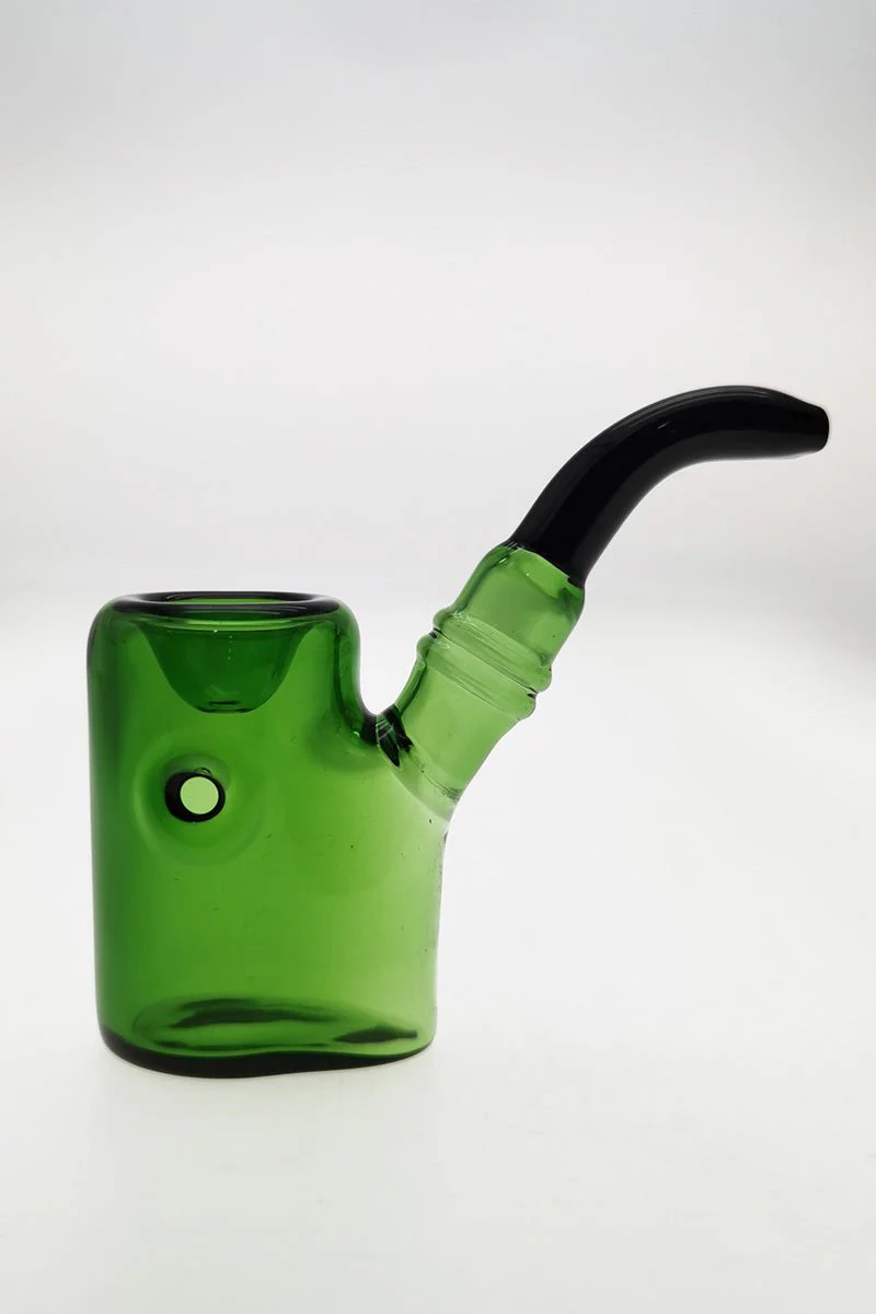 3.75" Dry Spoon Pipe w/ Sherlock Body (80g) Carb Hole: Left Side - Image 4