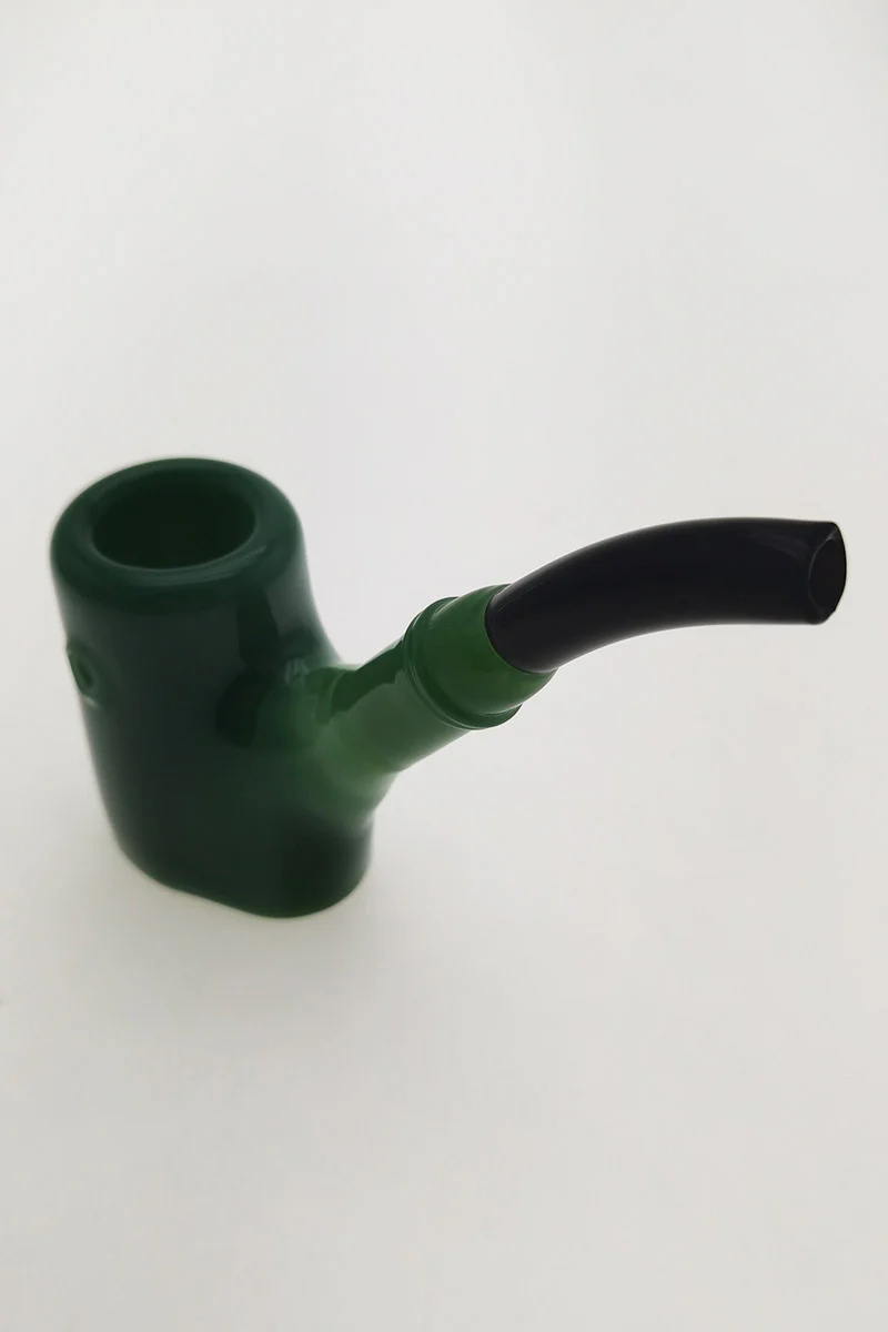 3.75" Dry Spoon Pipe w/ Sherlock Body (80g) Carb Hole: Left Side - Image 9