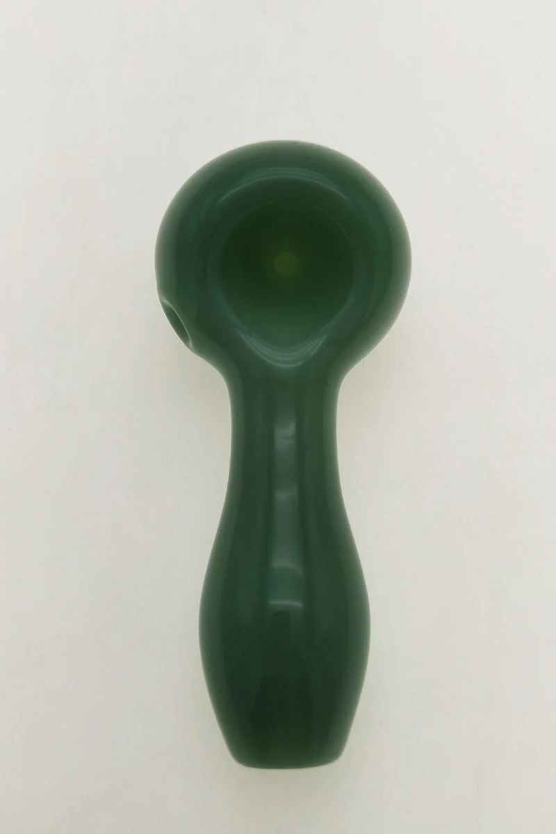 4.00" Dry Spoon Pipe w/ Ash Catcher (60g) Carb Hole: Left Side - Image 15