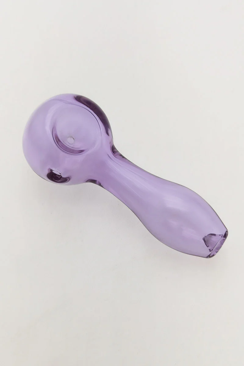 4.00" Dry Spoon Pipe w/ Ash Catcher (60g) Carb Hole: Left Side - Image 26