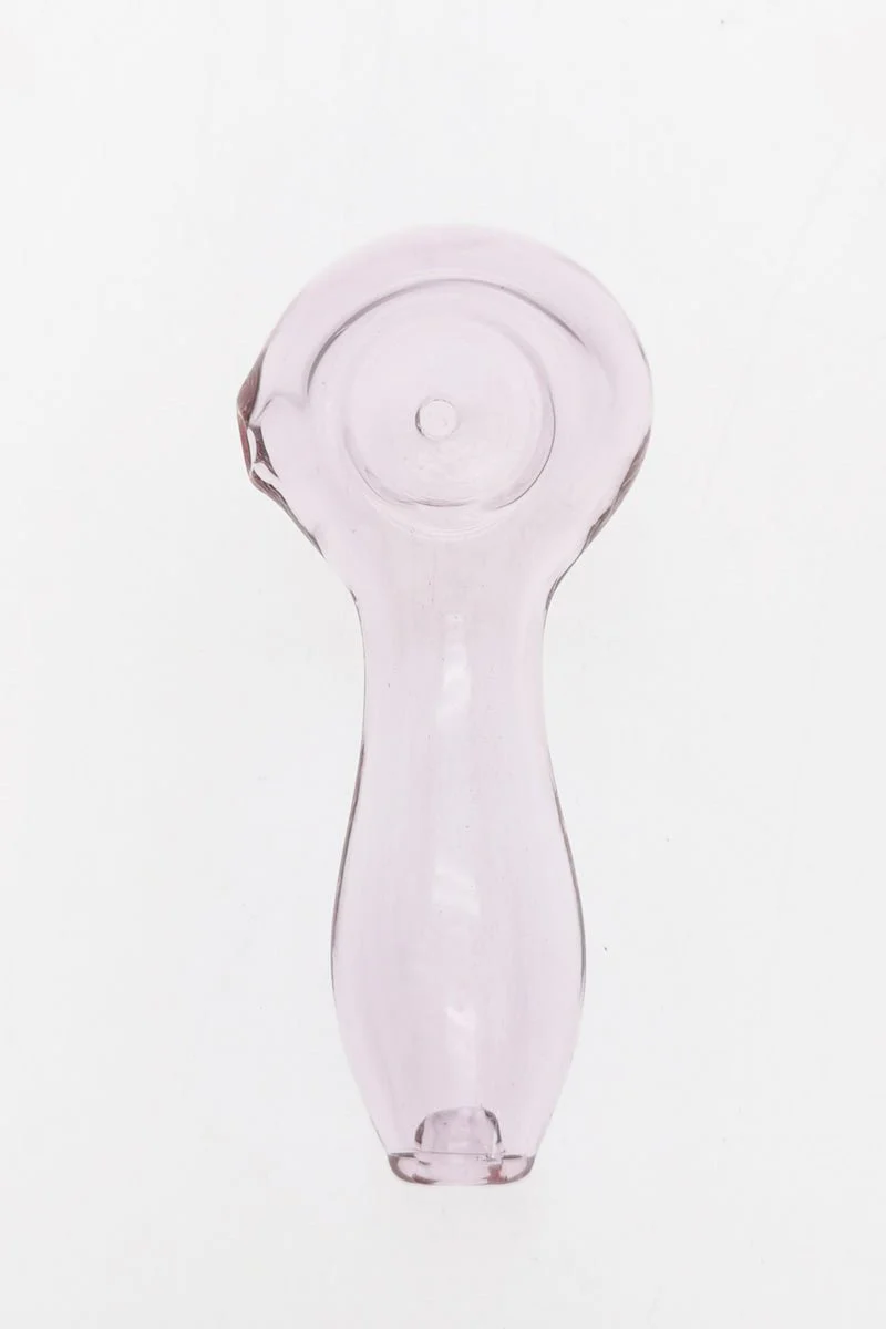 4.00" Dry Spoon Pipe w/ Ash Catcher (60g) Carb Hole: Left Side - Image 8