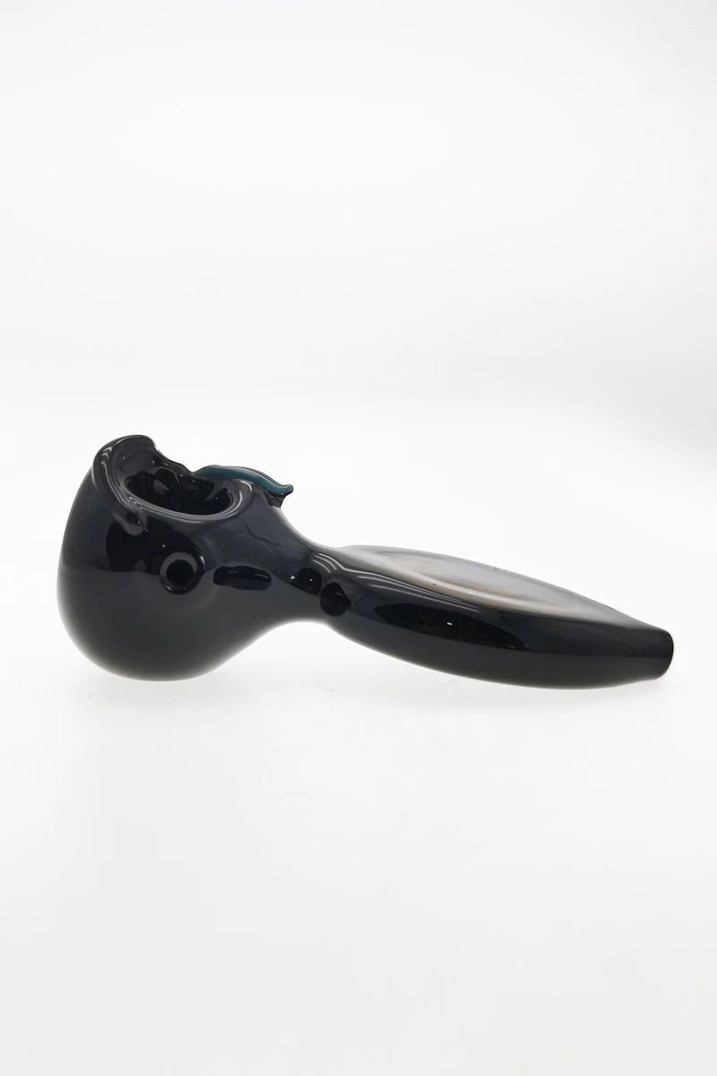 4.00" Dry Spoon Pipe w/ Double Bowl Pack (75g) Carb Hole: Left Side - Image 2