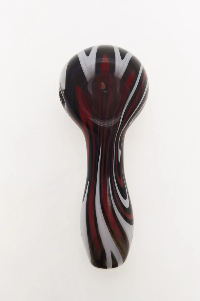4.00" Dry Spoon Pipe w/ Wig Wag (50g)