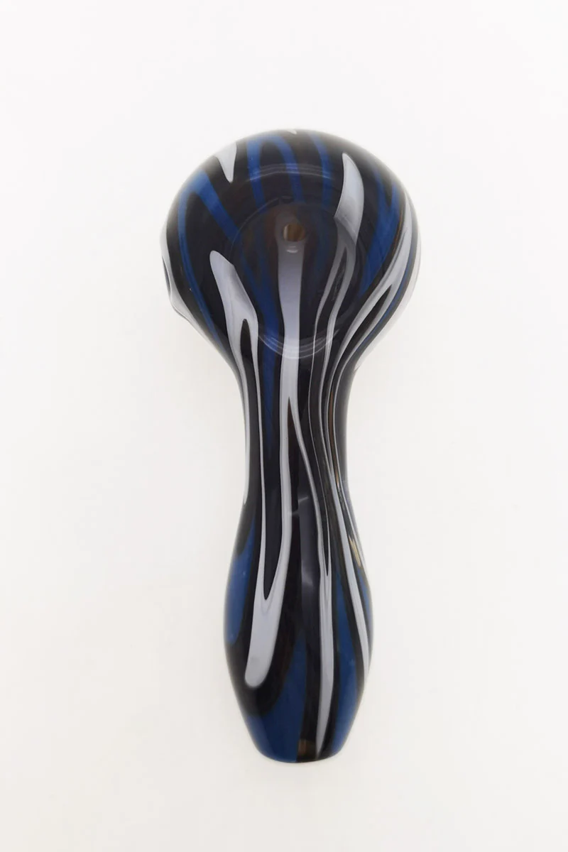 4.00" Dry Spoon Pipe w/ Wig Wag (50g) - Image 6
