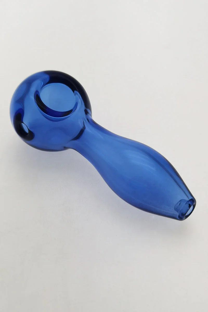4.25" Dry Spoon Pipe (60g) Carb Hole: Left Side - Image 16