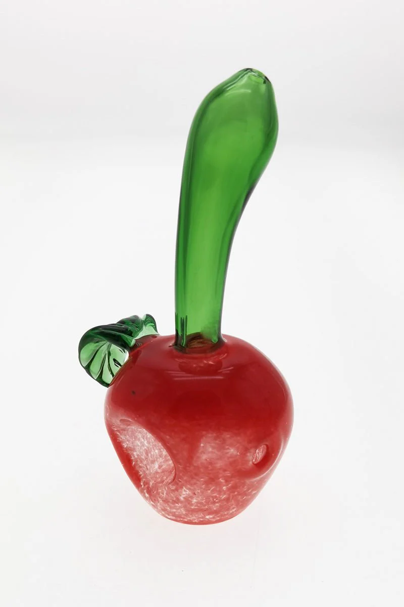 4.50" Dry Spoon Pipe w/ Apple Body (88g) Carb Hole: Left Side