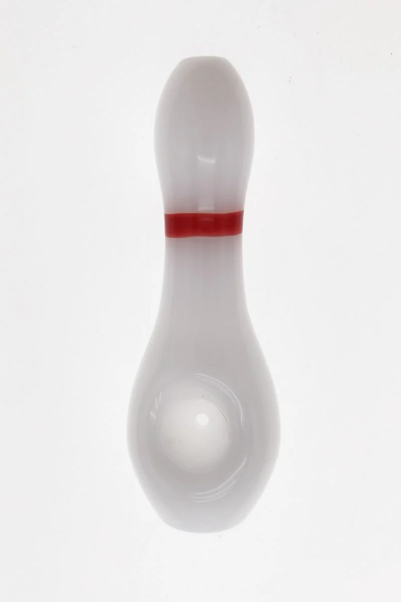 4.50" Dry Spoon Pipe w/ Bowling Pin Body (73g) Carb Hole: Center