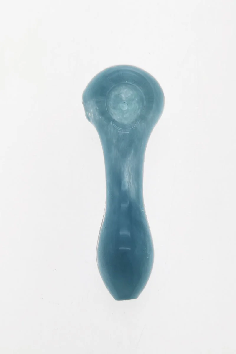 4.50" Dry Spoon Pipe w/ Frit (78g) Carb Hole: Left Side - Image 3
