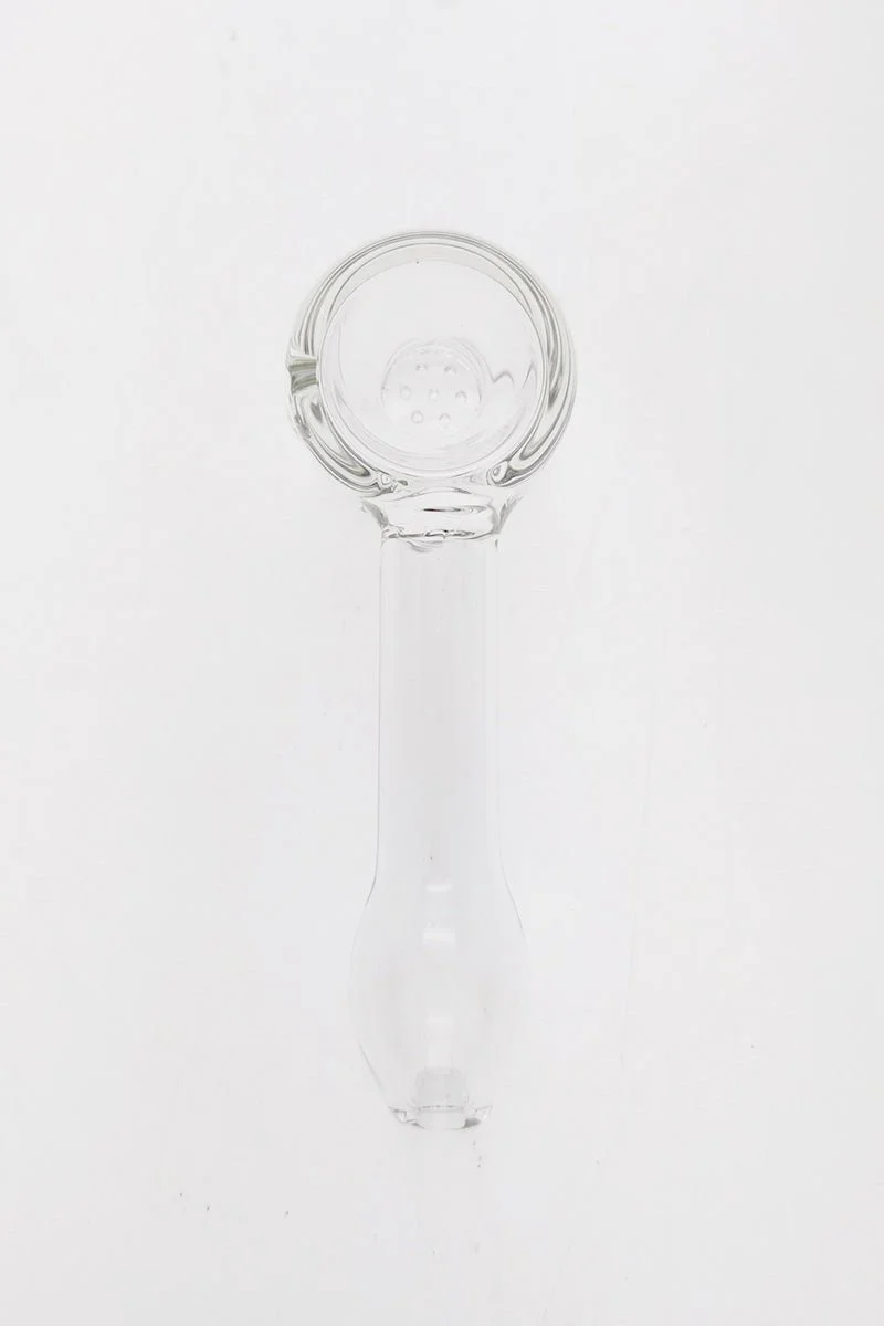 4.50" Dry Spoon Pipe w/ Hammer Body & Built In Screen (75g) Carb Hole: Left Side - Image 2