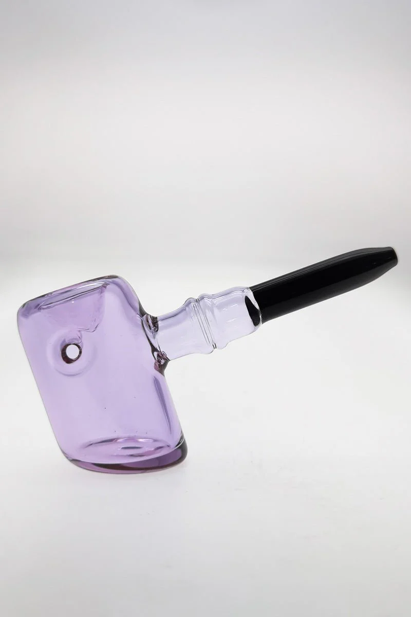 4.75" Dry Spoon Pipe w/ Sherlock Hammer Body (74g) Carb Hole: Left Side