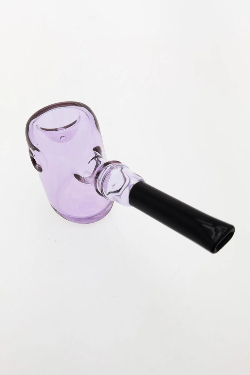 4.75" Dry Spoon Pipe w/ Sherlock Hammer Body (74g) Carb Hole: Left Side - Image 3