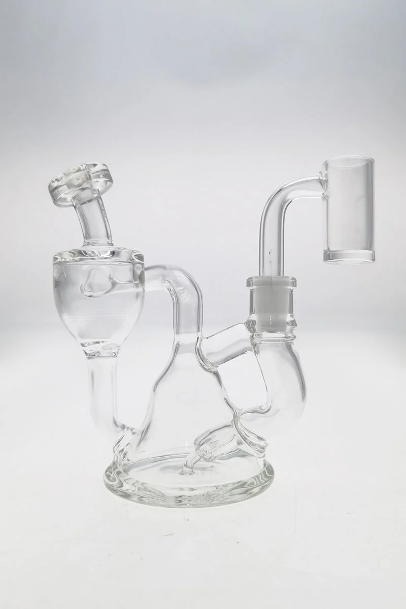 TAG - 4.5" Mini Fixed Showerhead Bellow Base Recycler Dab Rig - Image 2