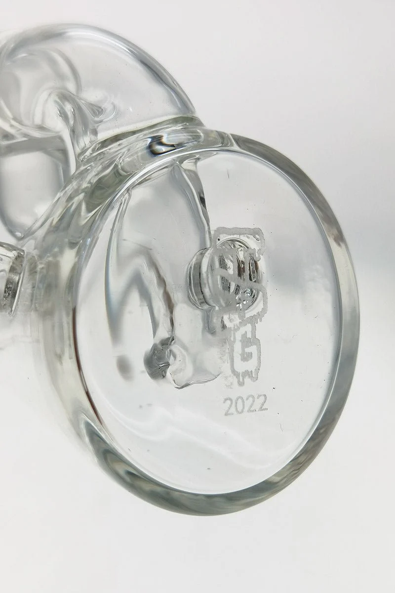 TAG - 4.25" Pendant Rig w/ Inline Diffuser Dab Rig (10MM Female) Wavy Laser Engraved Logo - Clear - Image 14