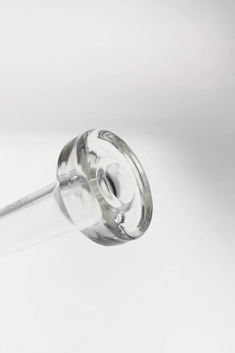 TAG - 4.25" Pendant Rig w/ Inline Diffuser Dab Rig (10MM Female) Wavy Laser Engraved Logo - Clear - Image 7